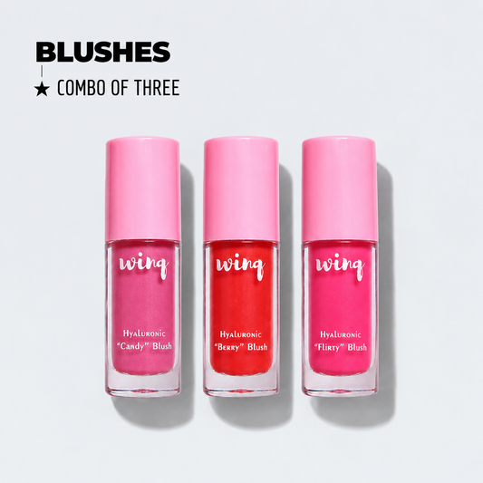 Combo of 3 blushes (flirty,berry,candy) plus free gift
