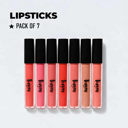 Apsara Matte Lipsticks (Pack of 7) plus mini blender
