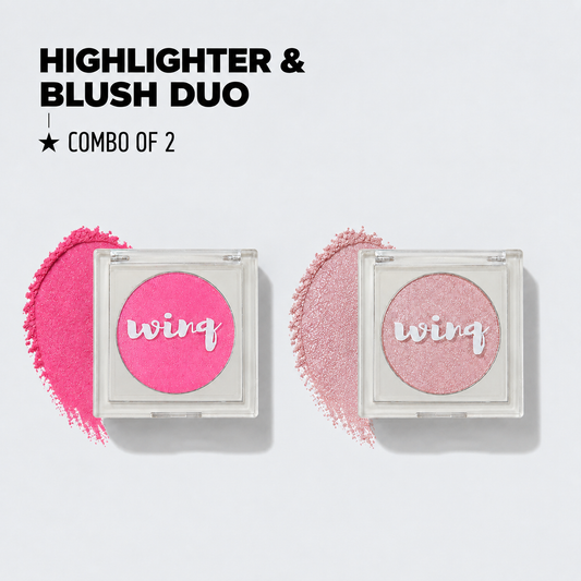 Rosè & Champagne Combo of 2 (Highlight & Blush Duo)
