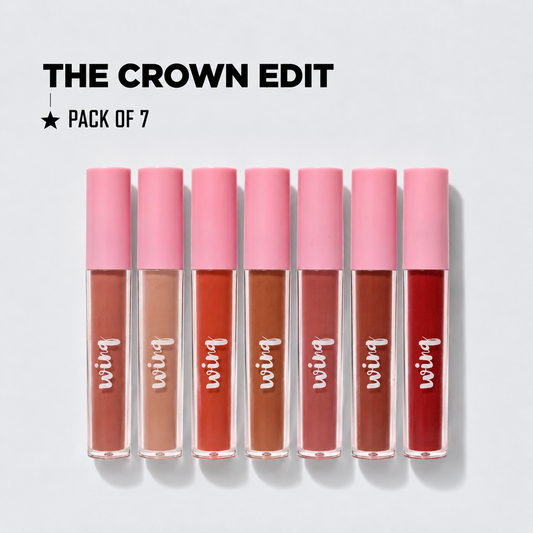 Crown Edit- Pack Of 7 (full size lipsticks)