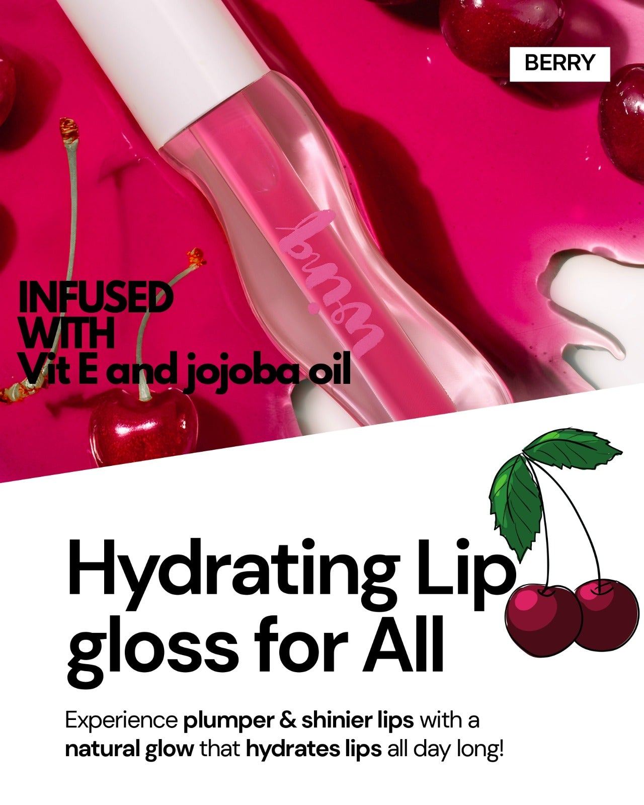 Lip Glaze Muffin & Berry (Pack of 2)