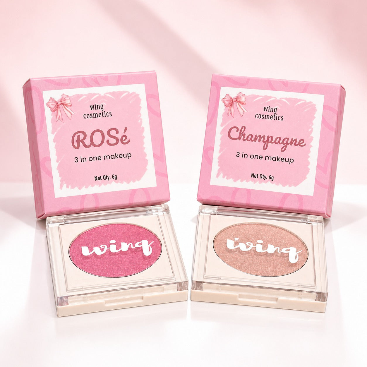 Rosè & Champagne Combo of 2 (Highlight & Blush Duo)