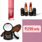Combo Of 4- Lip Plumper, Bullet Lipsticks & Hair Touch Up