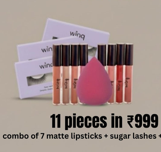 11 pcs in ₹999 COMBO inc free gifts
