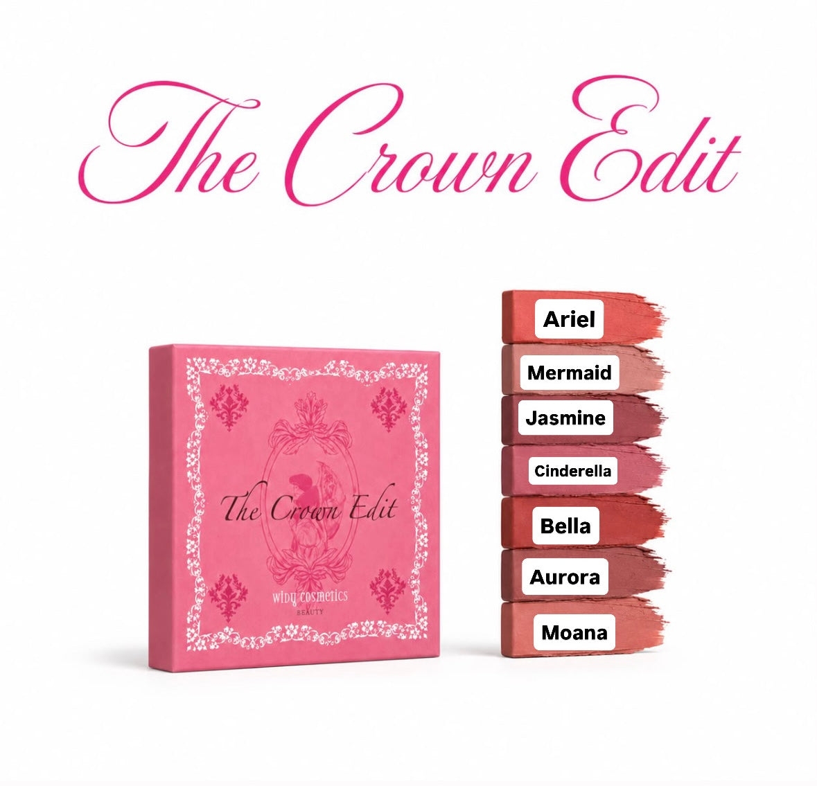 Crown Edit- Pack Of 7 (full size lipsticks)