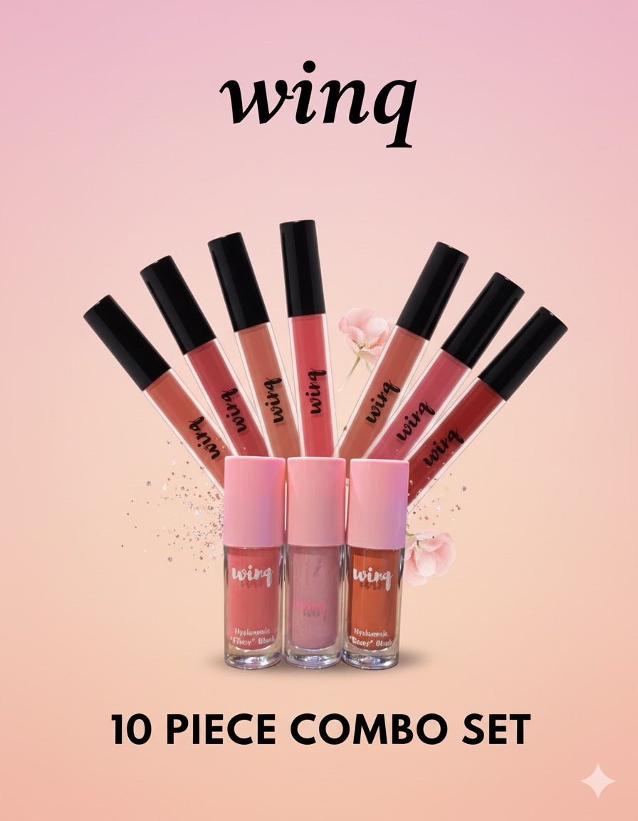 Lipsticks & Blush Combo (10 pc combo) plus free gifts