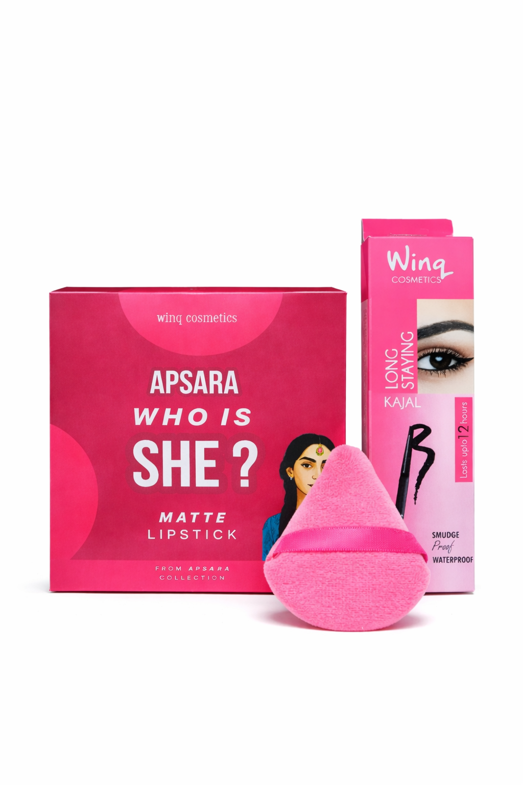 Shimmer Matte Lipsticks Plus kajal and free gift  (Pack of 9) plus free gifts