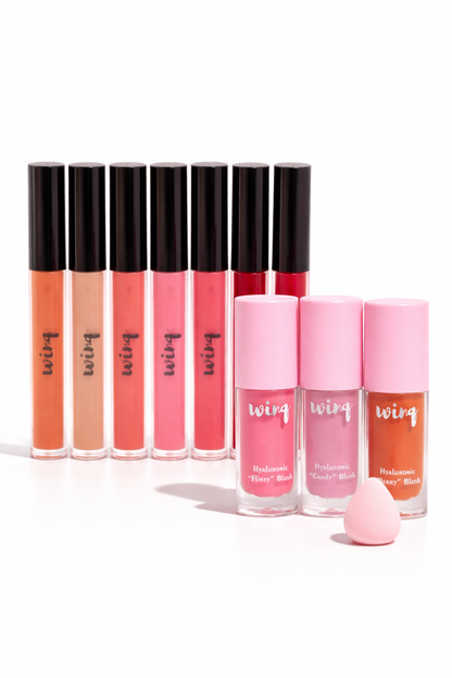 Lipsticks & Blush Combo (10 pc combo) plus free gifts