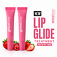 Combo of 2 Lip Treatment GLOSSBOSS(pink & clear) plus tote bag & charms