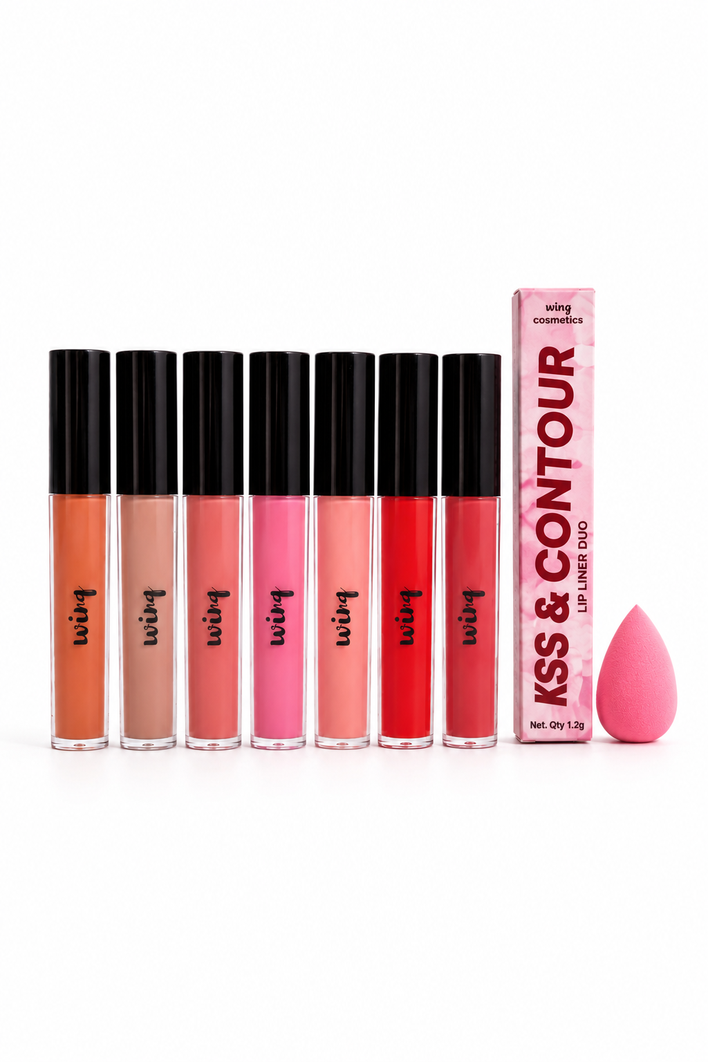 Shimmer Lipsticks plus Lip Liners & gift (Combo of 10)
