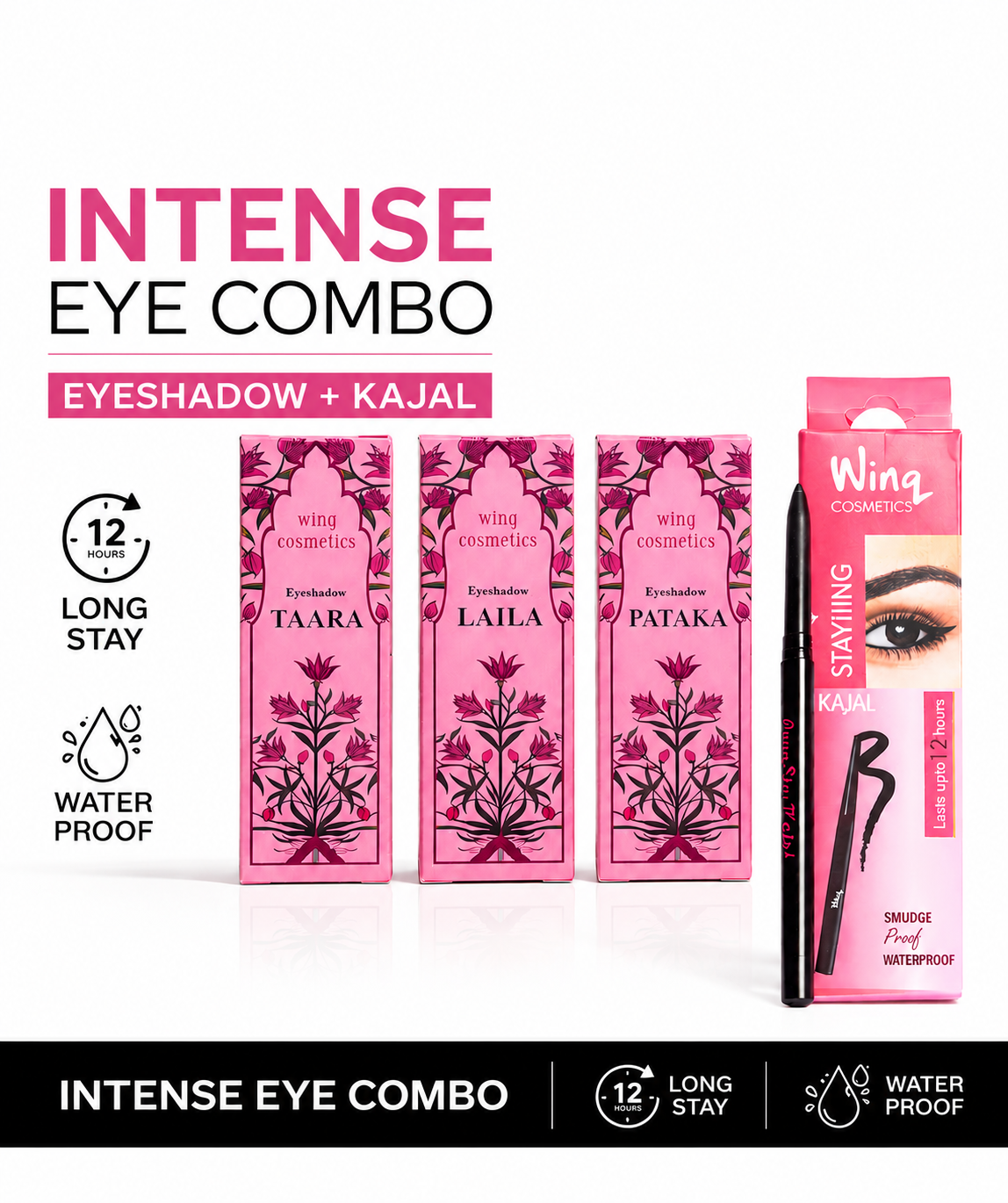 Combo of 5- 3 Liquid Matte Eyeshadows + free gift