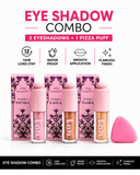 3 Liquid Eyeshadows Combo plus 1 pizza puff