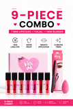 Mini Lipsticks Combo plus kajal and mini blender🩷 (9pcs in ₹899)
