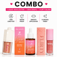 Combo of dew drops+liquid highlighter and blush plus free pizza puff