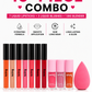 Lipsticks & Blush Combo (10 pc combo) plus free gifts