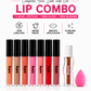 7 Matte Lipsticks + 1 Gloss + Mini Blender