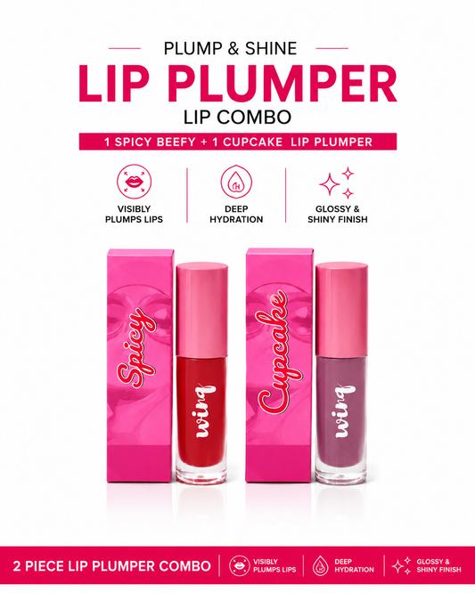 Combo Of 2 Lip Plumpers🌶️ plus free gift