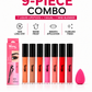 Shimmer Matte Lipsticks and free gift  (Pack of 9) plus free gifts