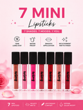 Kiss Me Mini Lipsticks (Set of 7)