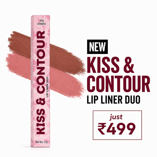Lip Liner Combo Duo (Brown & Light Pink)