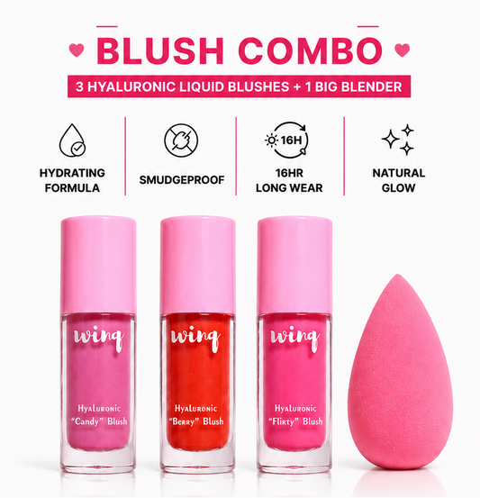 Combo of 3 blushes (flirty,berry,candy) plus free gift