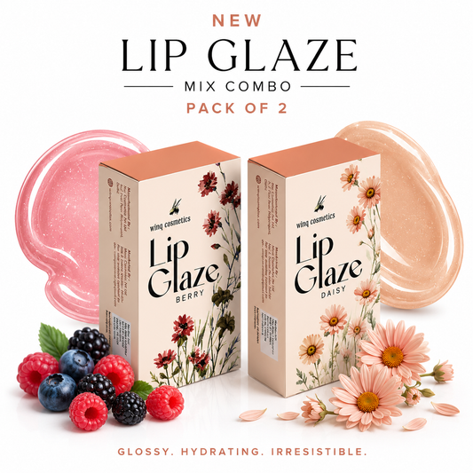 Lip Glaze Berry & Daisy (Pack of 2)