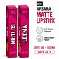 Kriti Ds plus Leena (2 lipstick combo)