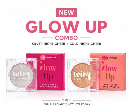 Glow Up Combo - Pack of 2 Highlighters - Gold & Silver