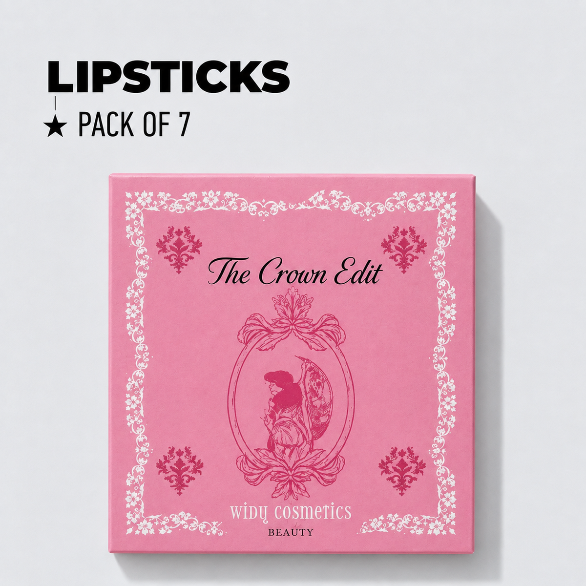 Crown Edit- Pack Of 7 (full size lipsticks)