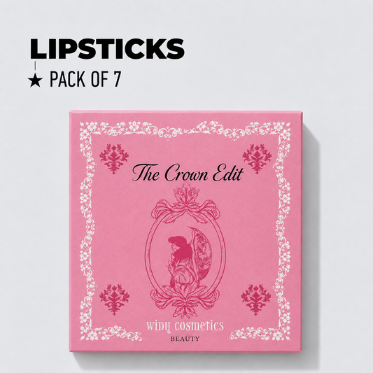 Crown Edit- Pack Of 7 (full size lipsticks)