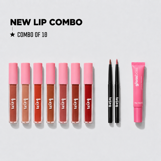 ULTIMATE LIP DEAL(Combo of 10) Free Vanity