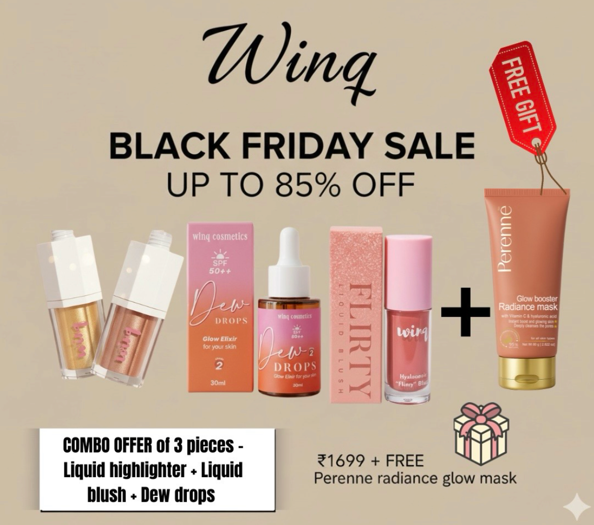 Combo of dew drops+liquid highlighter and blush plus free gifts