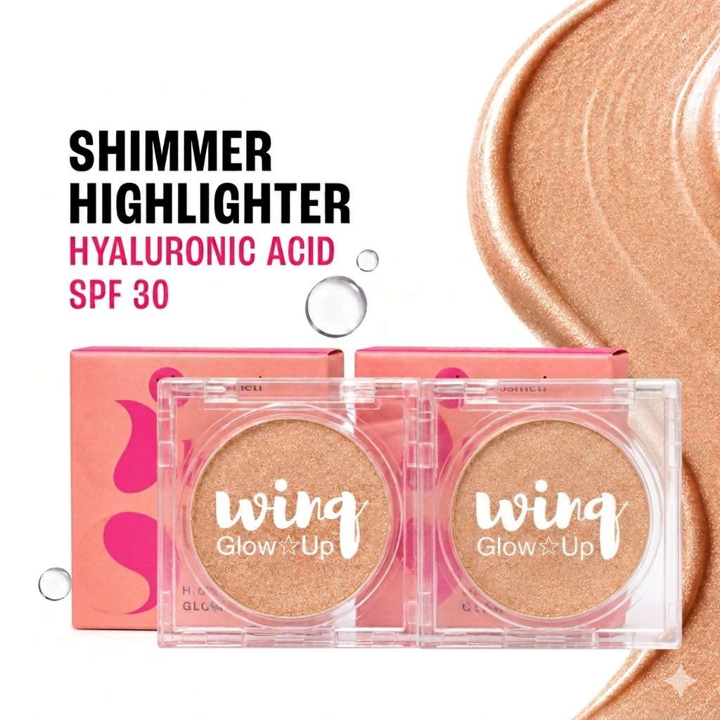 Combo - Glow Up - Hollywood Highlighter (Pack Of 2) - Gold