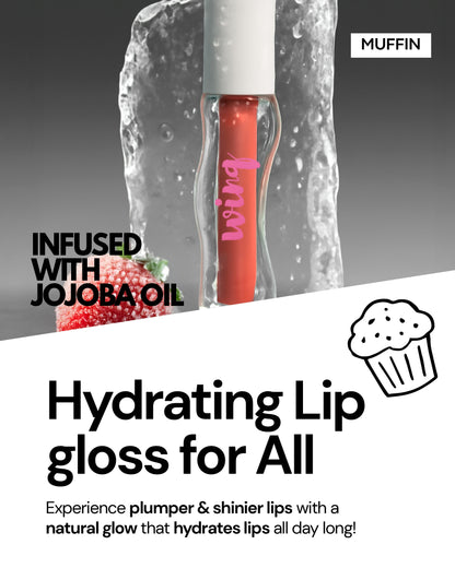 Lip Glaze Muffin & Honey (Pack of 2)