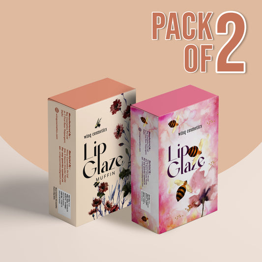 Lip Glaze Muffin & Honey (Pack of 2)